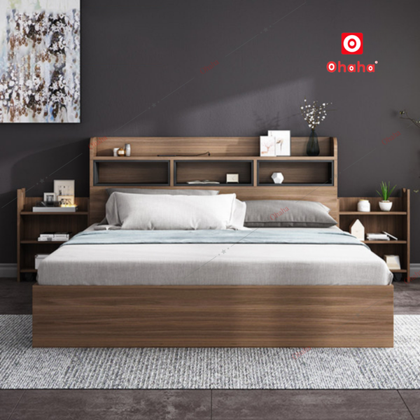 Giường ngủ gỗ công nghiệp Ohaha - GC059