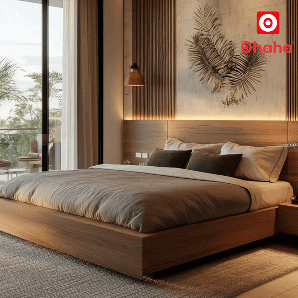 Giường ngủ gỗ óc chó cao cấp phong cách Cổ điển