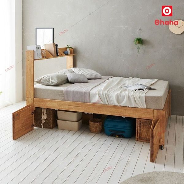Giường ngủ gỗ tự nhiên cao cấp Ohaha GGTN004