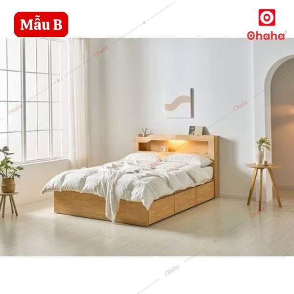Giường ngủ gỗ tự nhiên GGTN05