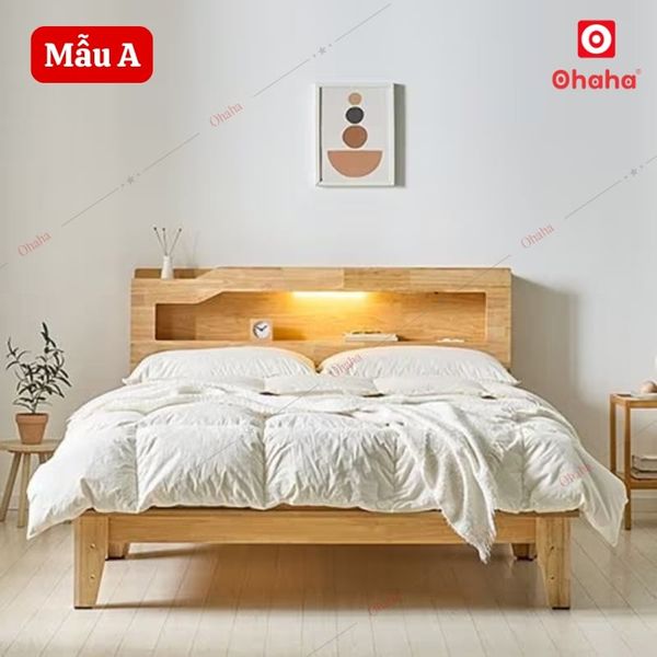 Giường ngủ gỗ tự nhiên GGTN05