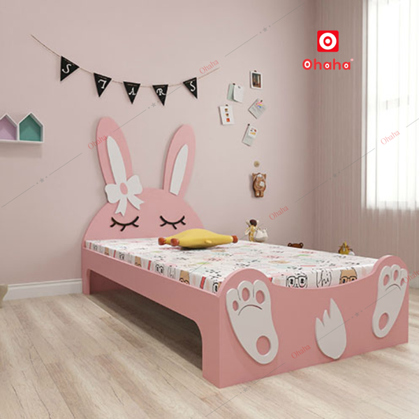 Giường ngủ hiện đại hình con thỏ Ohaha - GTE015