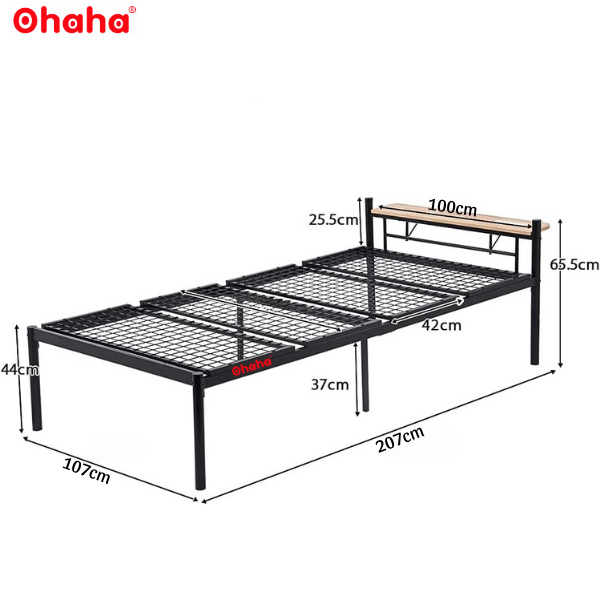 Giường sắt hiện đại Ohaha - GS001