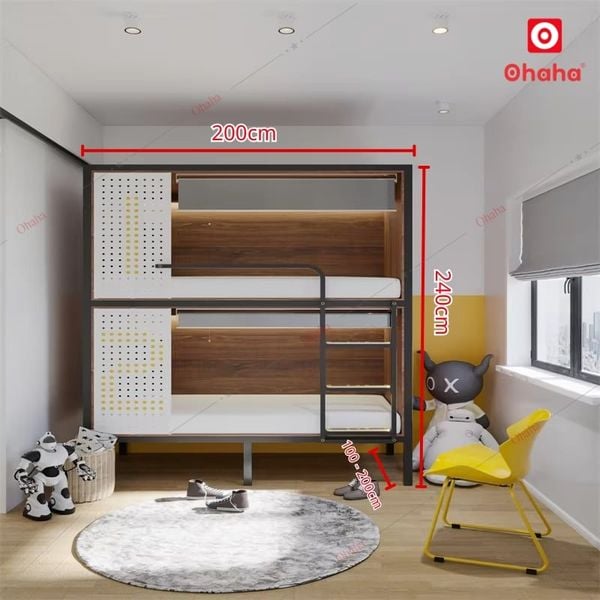 Giường tầng cao cấp Ohaha GT006