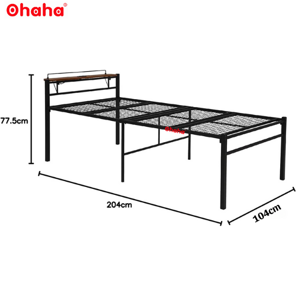 Giường ngủ sắt hiện đại Ohaha - GS001