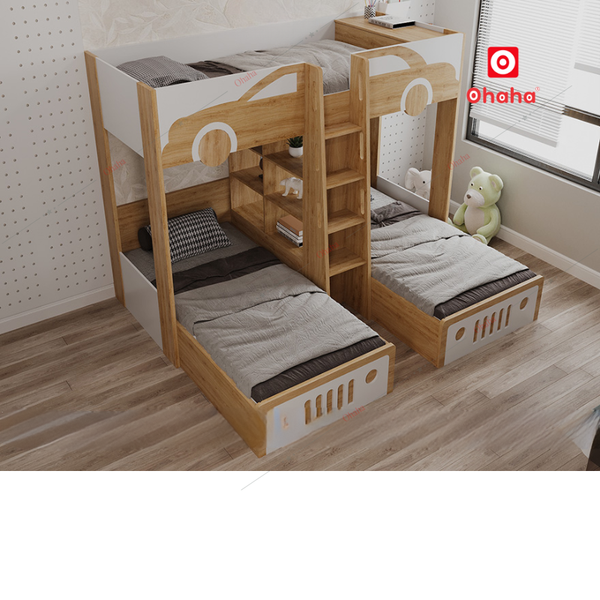 Giường tầng thông minh 3 giường Ohaha  - GTTM057