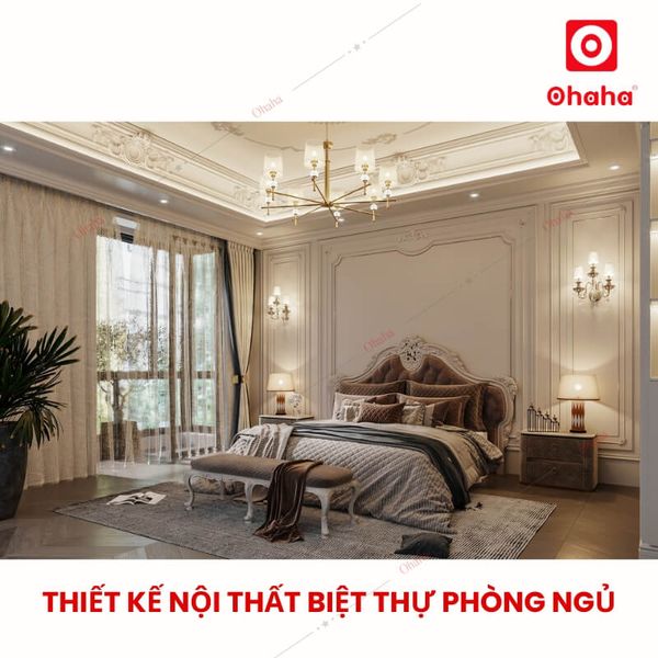 Thiết kế nội thất biệt thự sang trọng, cổ điển năm 2025