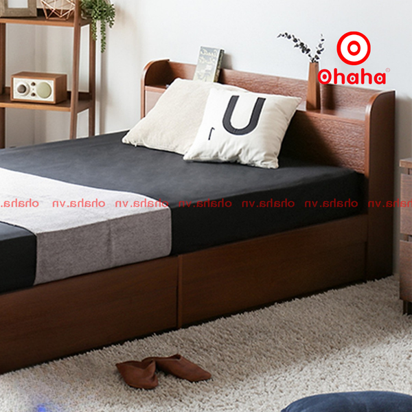 Giường ngủ gỗ công nghiệp cao cấp OHAHA - GC002