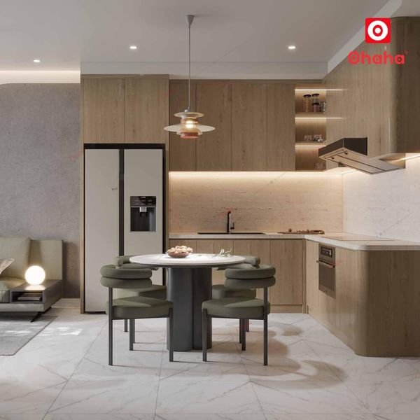 Thiêt kế nội thất Chung cư phòng Bếp