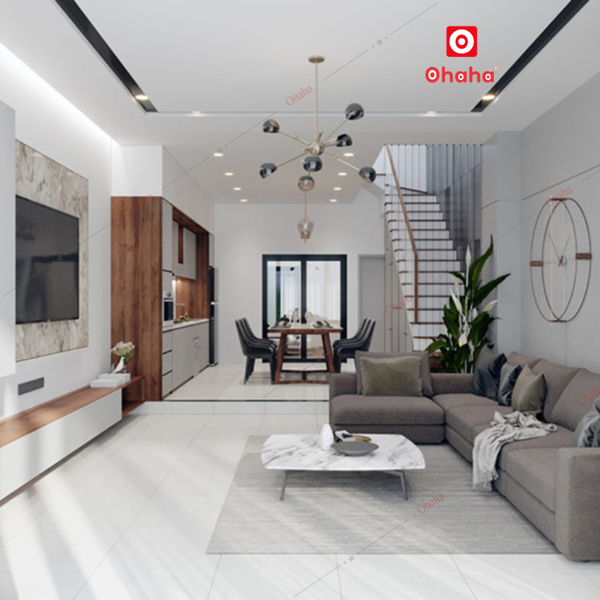 Thiết Kế Nội Thất Nhà Phố Cao Cấp Ohaha - TKNP-OH003