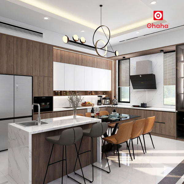 Thiết Kế Nội Thất Nhà Phố Cao Cấp Ohaha - TKNP-OH002
