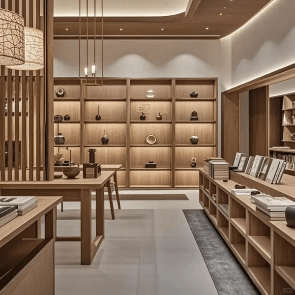 Thiết Kế Nội Thất Văn Showroom Phòng Trà OHAHA TKSR-OH002