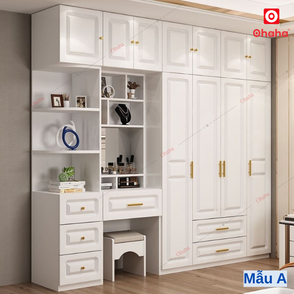 Tủ quần áo gỗ công nghiệp cao cấp Ohaha - TACC018