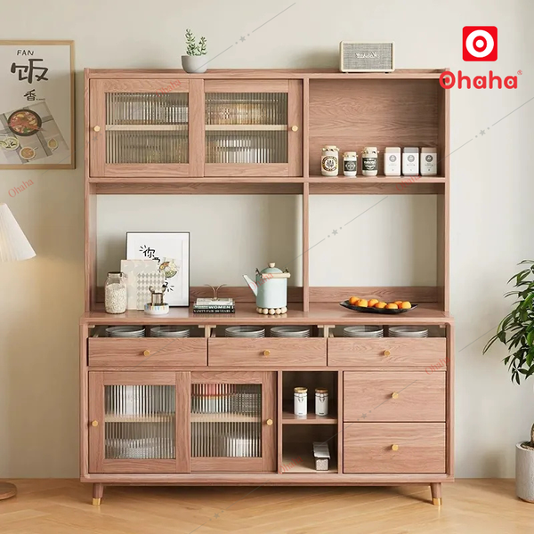 tủ bếp gỗ công nghiệp ohaha