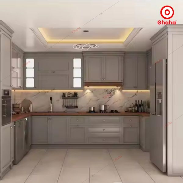 Tủ Bếp Hiện Đại Cao Cấp OHAHA - TB044