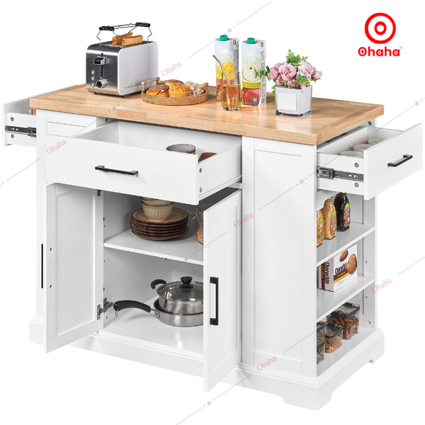 Tủ bếp mini đa năng có bánh xe - TB070