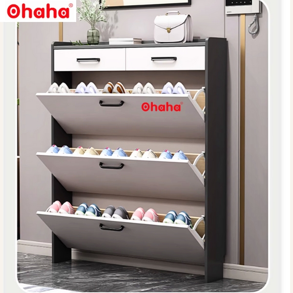 Tủ giày thông minh siêu mỏng cao cấp Ohaha - TGCC026