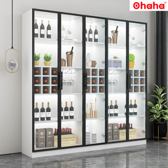 Tủ rượu gỗ công nghiệp Ohaha - TR003