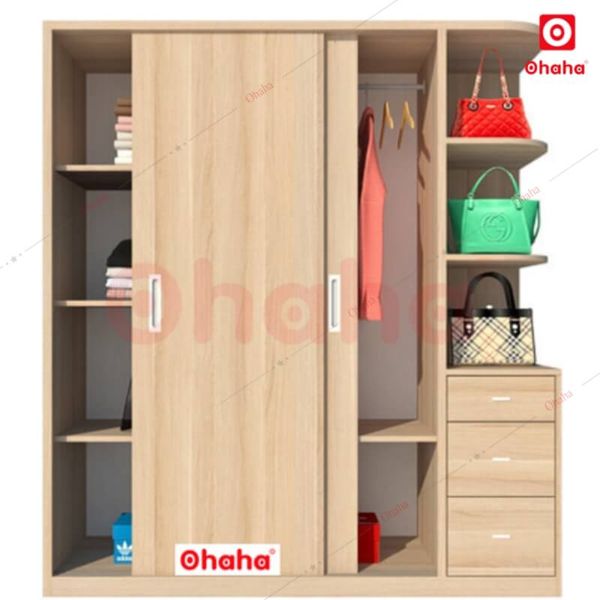 Sắp xếp tủ quần áo gọn gàng, ngăn nắp
