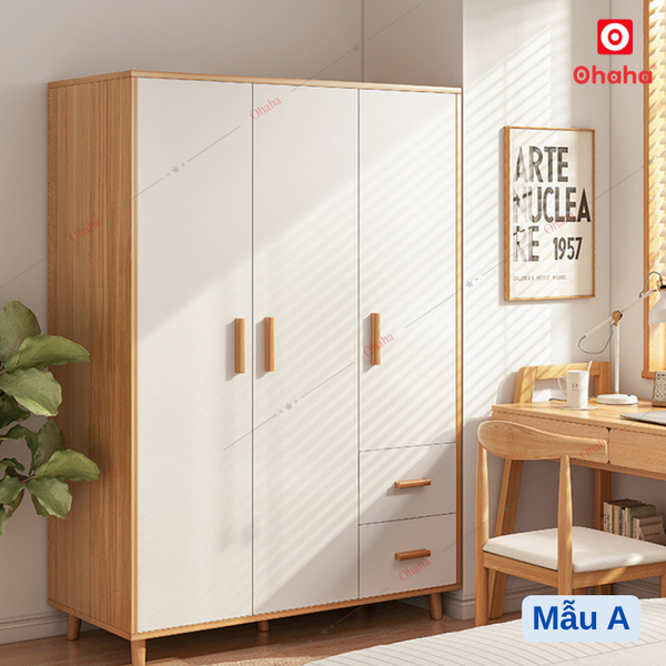 Tủ quần áo gỗ công nghiệp Ohaha - TQA055