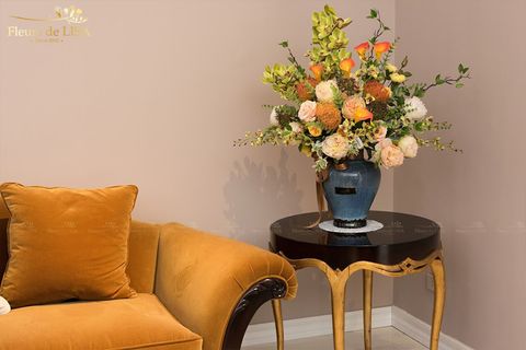 4 bình hoa lụa phong cách Pháp sang trọng nhất của Fleurs de LISA