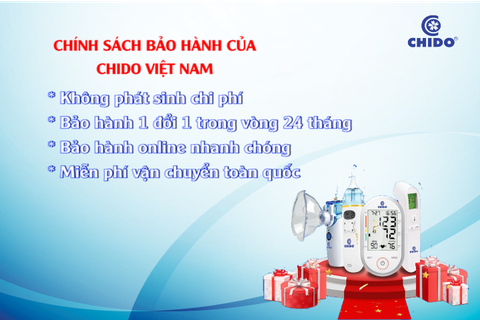Yên tâm sử dụng với chính sách bảo hành tuyệt vời của Chido Việt Nam
