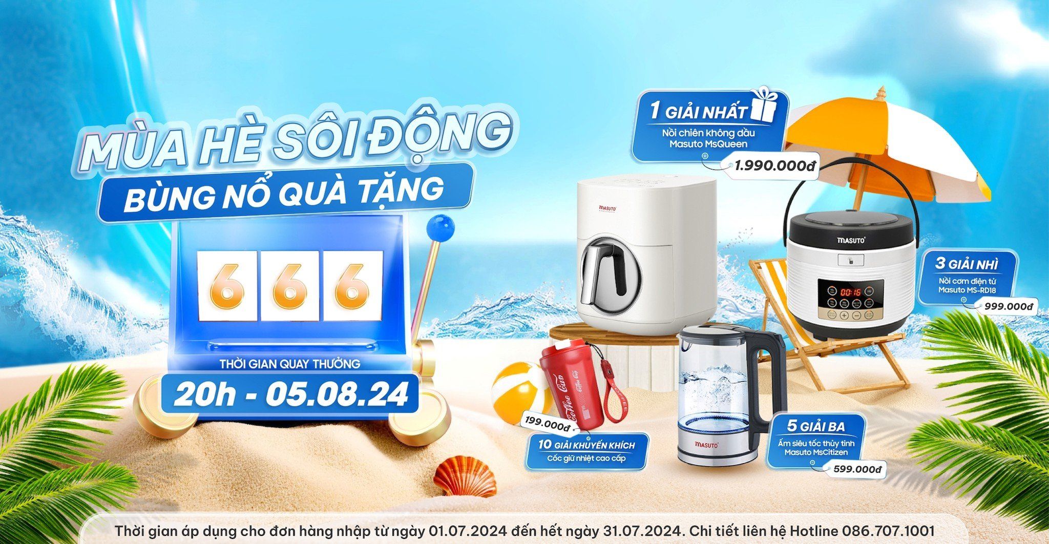 MÙA HÈ SÔI ĐỘNG - BÙNG NỔ QUÀ TẶNG CHO ĐẠI LÝ CHIDO