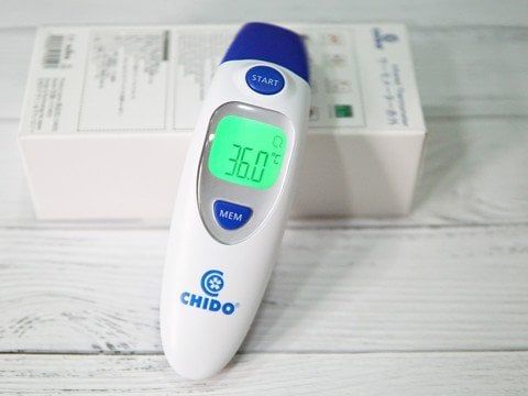 Nhiệt kế điện tử cảm biến hồng ngoại - Thương hiệu đầu của hãng CHIDO