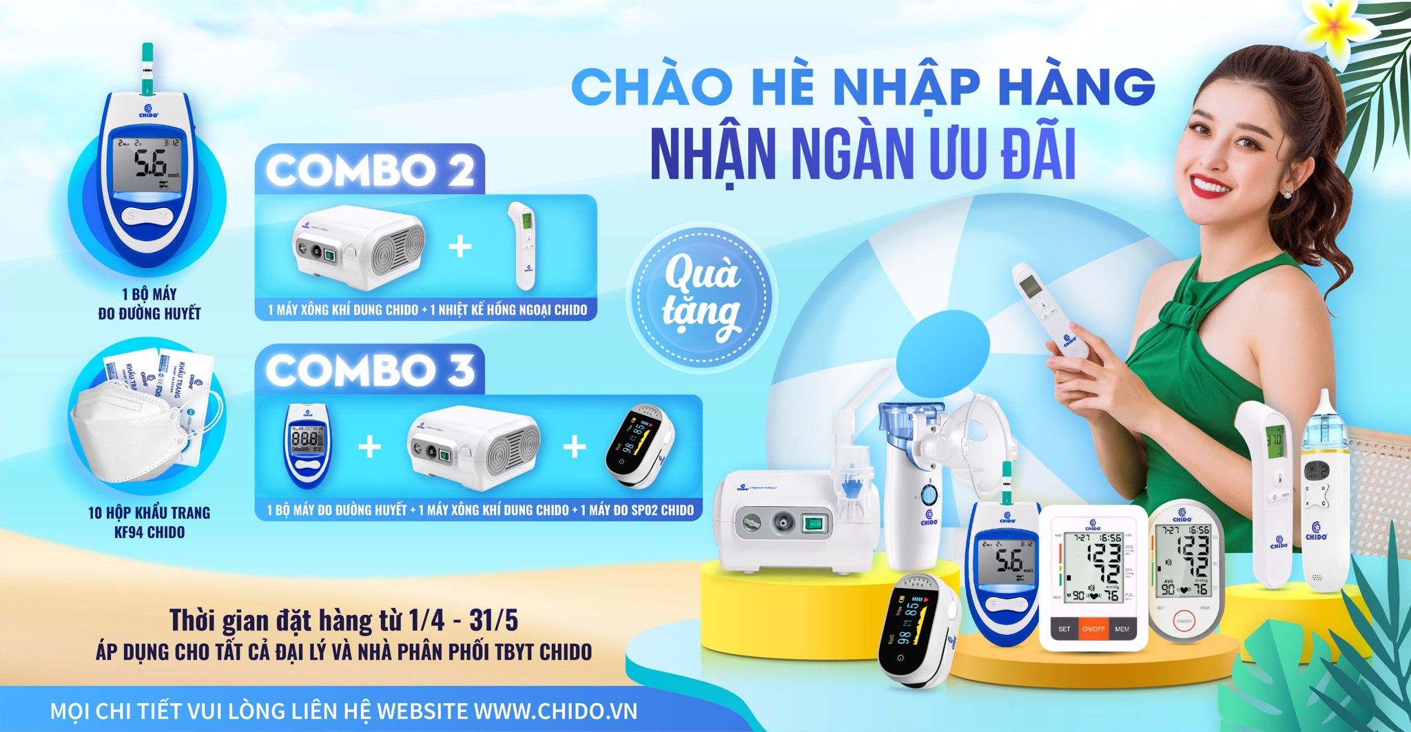 CHIDO Việt Nam: Chương trình ưu đãi lớn nhất năm “Chào Hè 2022”