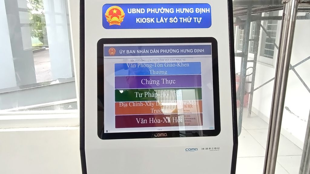 kiosk boc so thu tu cho hanh chinh cong comq
