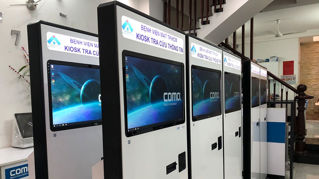 kiosk xep hang tu dong benh vien mat tphcm