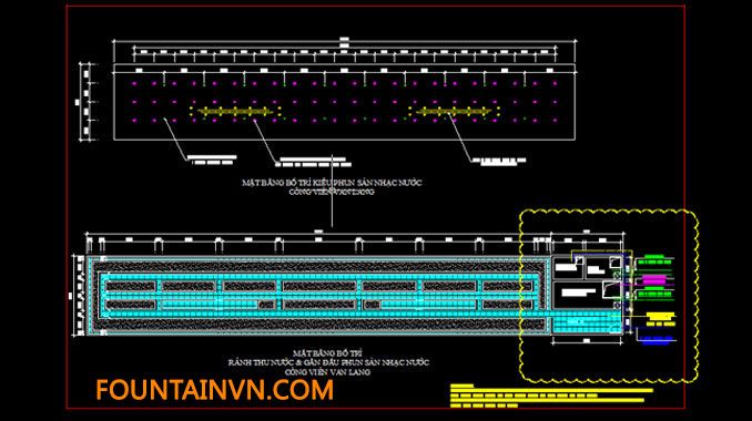Bản vẽ thiết kế nhạc nước