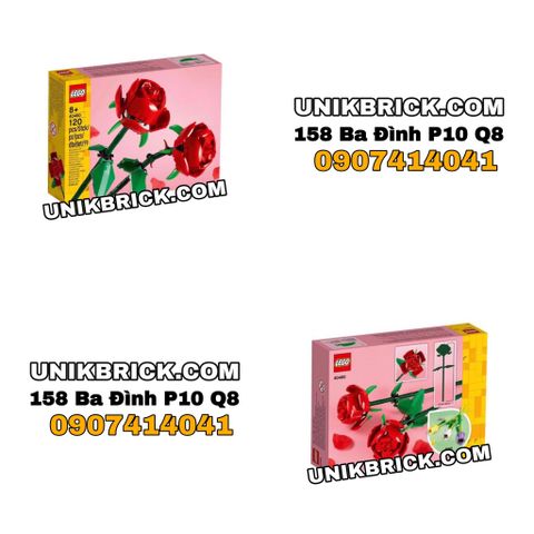 Mua ngay LEGO 40460 Roses giá rẻ chính hãng hàng có sẵn tại UNIK BRICK HCM