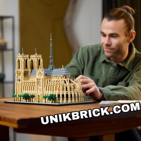 LEGO Architecture 21061 Notre-Dame De Paris Nhà thờ Đức Bà PARIS dành cho người yêu thích lịch sử, kiến trúc, du lịch nước Pháp.