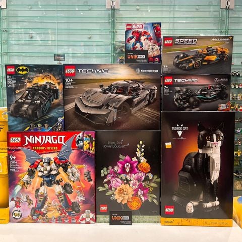 Các mẫu LEGO mới năm 2025 các dòng #LEGOFlower, #Ninjago, #LEGOTechnic, #legospeedchampions , #LEGODC, #legoeiffeltower, #legomodular mới về tại #unikbrick