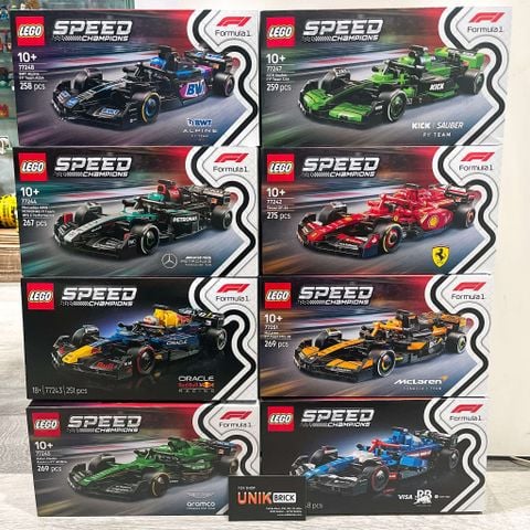​Khám phá bộ sưu tập LEGO Speed Champions Formula 1 năm 2025
