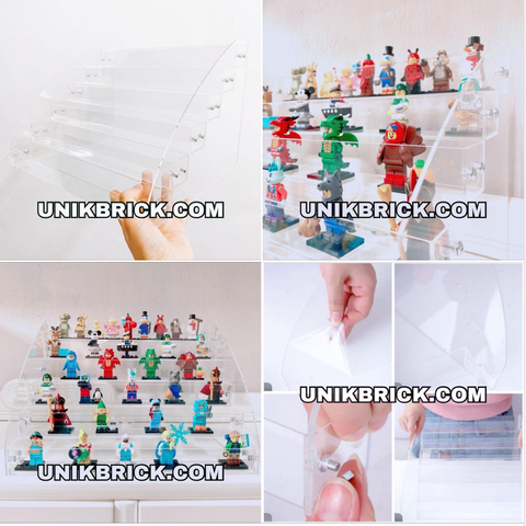 LEGO Minifigures Display Case Kệ trưng bày nhân vật trong suốt