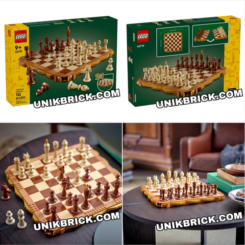 LEGO 40719 Traditional Chess Set Bộ cờ vua truyền thống 2 trong 1