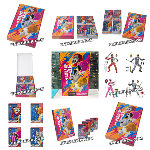 Hasbro Power Rangers Lightning Collection Power Pop 4 Pack Toy Action Figures COMBO 4 Siêu Nhân Phiên Bản Đặc Biệt