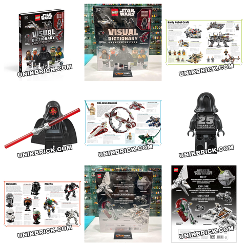LEGO Star Wars Visual Dictionary Updated Edition With Exclusive Darth Maul Minifigure Từ điển chiến tranh giữa các vì sao kèm Darth Maul