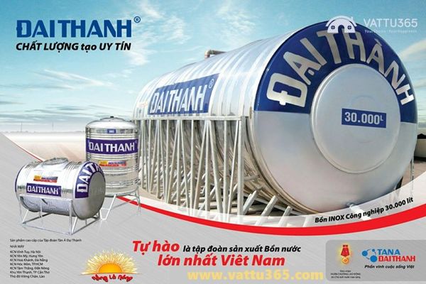 Bồn chứa nước Đại Thành có mấy loại?