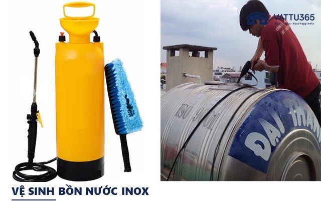 Cách vệ sinh bồn chứa nước Inox đúng cách