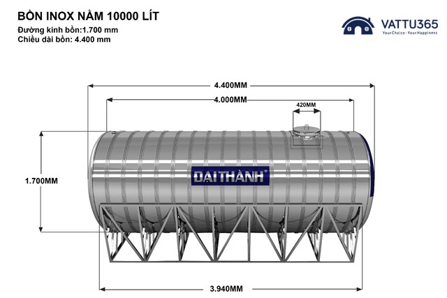 Bồn chứa nước Tân Á Đại Thành