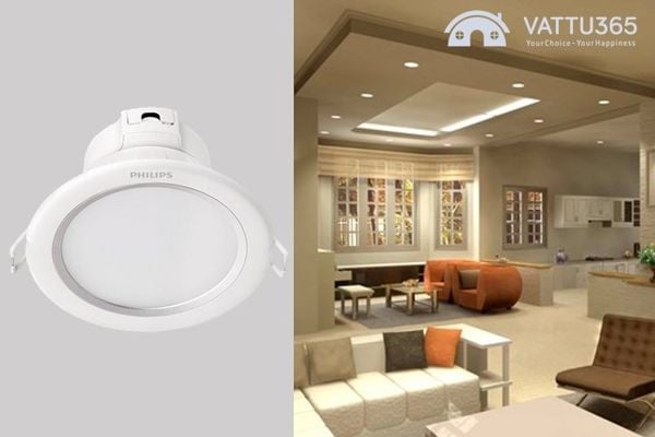 đèn led âm trần