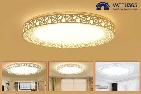 Phân loại đèn ốp trần theo màu sắc ánh sáng