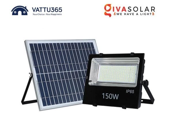 Đèn pha LED năng lượng mặt trời giá rẻ Giva Solar
