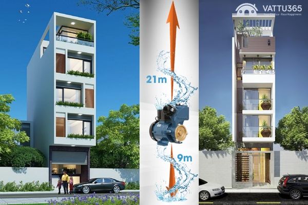 Máy bơm đẩy cao hút đẩy được bao nhiêu mét?