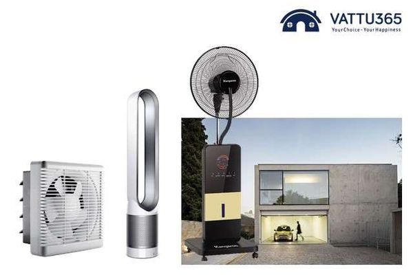 Các loại quạt hiện đại vô cùng tiện dụng