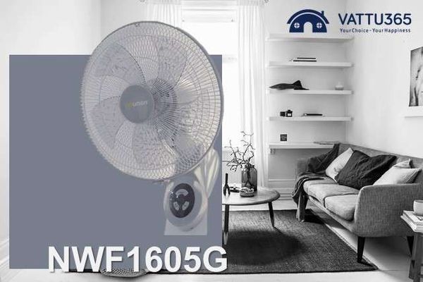 Quạt treo tường Nanoco có điều khiển từ xa