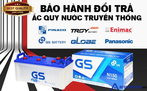 Bảo hành, đổi trả, đổi mới ắc quy nước truyền thống